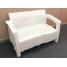 Двухместный пластиковый диван Yalta Sofa 2 Seat