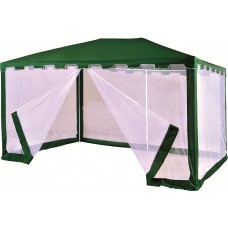 Садовый тент шатер с москитной сеткой (Green Glade 1044) 3х4м