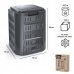 Компостер Prosperplast Compogreen 320л, черный простая упаковка