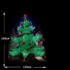 Акриловая LED "Елка новогодняя" высота  1.6 м