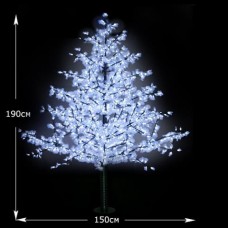 LED дерево "Клен" цвет белый, высота 1,9 м 