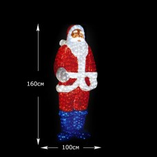 Светящийся LED Дед Мороз 160 см