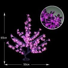 LED дерево Сакура 65см пурпурный