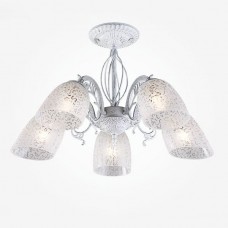 Потолочная люстра Eurosvet Нимфа 70039/5 белый с серебром