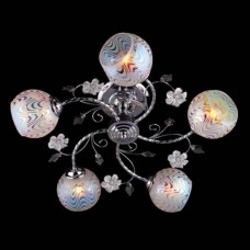 Потолочная люстра Eurosvet 9166/5 хром/белый