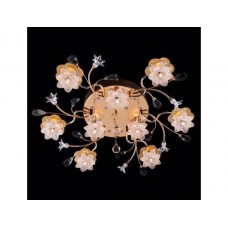 Потолочная люстра с пультом ДУ Eurosvet 4853/9 золото/синий+красный+фиолетовый