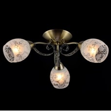 Потолочная люстра Eurosvet Саманта 30078/3 античная бронза