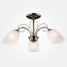 Потолочная люстра Eurosvet Стефани 30107/3 античная бронза