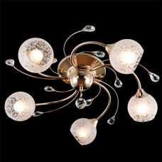 Потолочная люстра Eurosvet Изабелла 30089/5 золото Потолочная люстра Eurosvet Изабелла 30089/5 золото