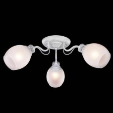 Потолочная люстра Eurosvet 70029/3 белый с серебром Потолочная люстра Eurosvet 70029/3 белый с серебром