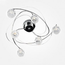 Потолочная люстра Eurosvet Мадлен 80103/6 хром Потолочная люстра Eurosvet Мадлен 80103/6 хром