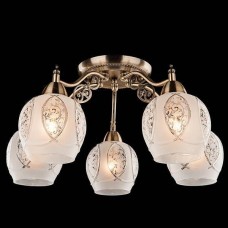 Потолочная люстра Eurosvet 70026/5 античная бронза Потолочная люстра Eurosvet 70026/5 античная бронза