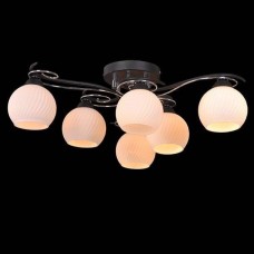 Потолочная люстра Eurosvet 70016/6 хром с черным