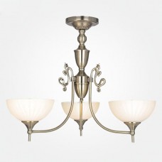 Потолочная люстра Eurosvet Лира 60053/3 античная бронза Потолочная люстра Eurosvet Лира 60053/3 античная бронза