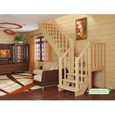 Лестница для частного дома К-022м