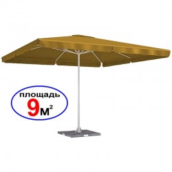 Зонт "Квадрат", светло-бежевый, 3х3 м
