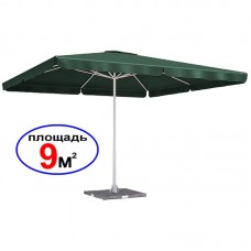 Зонт "Квадрат", зеленый, 3х3 м