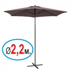 Зонт «Стандарт» коричневый, диаметр 2,2 м