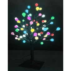 LED-Дерево настольное «Шарики», разноцветное переливающееся, высота 45см