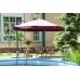 Садовый зонт А002-3030-2 3х3 м бордовый