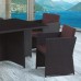 Комплект мебели из иск. ротанга T300A/Y300A-W53 Brown (4+1)