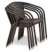 Комплект мебели из иск. ротанга T282ANS/Y137C-W53 Brown (2+1)