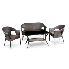 Комплект мебели из иск.ротанга Y97B-2/Y97BP/T270B Brown
