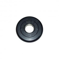 Диск обрезиненный черный MB Barbell d-51 2.5 кг