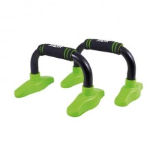 Упоры для отжиманий StarFit BA-302 "Классические" черные/зеленые