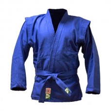 Куртка для самбо Green Hill JS-302 (рост 0/130, синий, р.32)