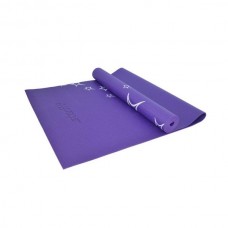 Коврик для йоги StarFit FM-102 (173x61x0,4 см) с рисунком фиолетовый