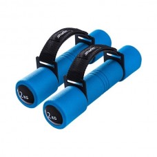 Гантель неопреновая StarFit DB-203 2 кг синяя