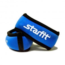 Утяжелители для рук STARFIT WT-101"Браслет" 0,75 кг*2шт, синие/черные