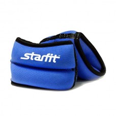 Утяжелители для рук STARFIT WT-101 "Браслет" 1 кг*2шт , синие/черные