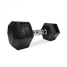 Гантель обрезиненная STARFIT DB-301 10 кг черная