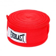 Бинт боксерский Everlast 4465RD 2.5 м красный