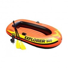 Лодка надувная трехместная Intex 58332NP Explorer-300-Set