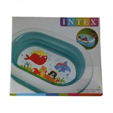 Бассейн надувной детский Intex 57482NP "Веселый дельфинчик" (163х107х46см) 3+