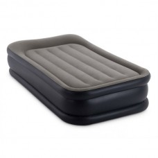 Односпальная надувная кровать Intex 64132 "Deluxe Pillow Rest Raised Bed" + насос (191х99х42см)