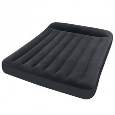 Двуспальный надувной матрас Intex 64150 "Pillow Rest Classic Bed" + насос (203х152х25см)