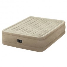 Двуспальная надувная кровать Intex 64458 "Ultra Plush Bed" + насос (203х152х46см)
