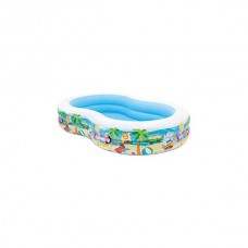 Надувной бассейн Intex 56490NP "Swim Center Seashore Pool" 262x160x46 см