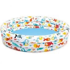 Надувной бассейн для детей Intex 59431NP Fishbowl Pool (132х28см) 3+