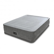 Односпальная надувная кровать Intex 67766 "Comfort-Plush Mid Rise Airbed" + насос (99х191х33см)