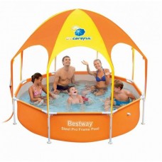 Бассейн каркасный с навесом Bestway 56432 (244х51см)