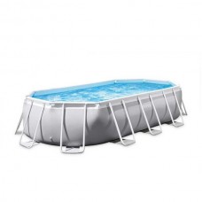 Каркасный бассейн Intex 26798 Oval Prism Frame Pool (610х305х122см)