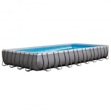 Каркасный бассейн Intex 26374 Rectangular Ultra Frame Pool (975х488х132см) + аксессуары