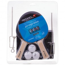 Набор для настольного тенниса Roxel Hobby Progress (2 ракетки, 3 мяча, сетка)
