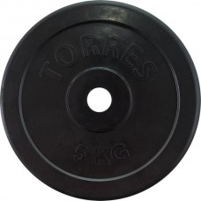 Диск обрезиненный Torres 5 кг d-26 арт.PL50705