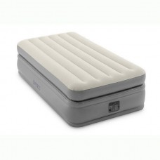 Односпальная надувная кровать Intex 64162 Prime Comfort Elevated + насос (99х191х51см)